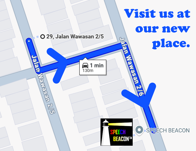 map showing move to new Speech Beacon